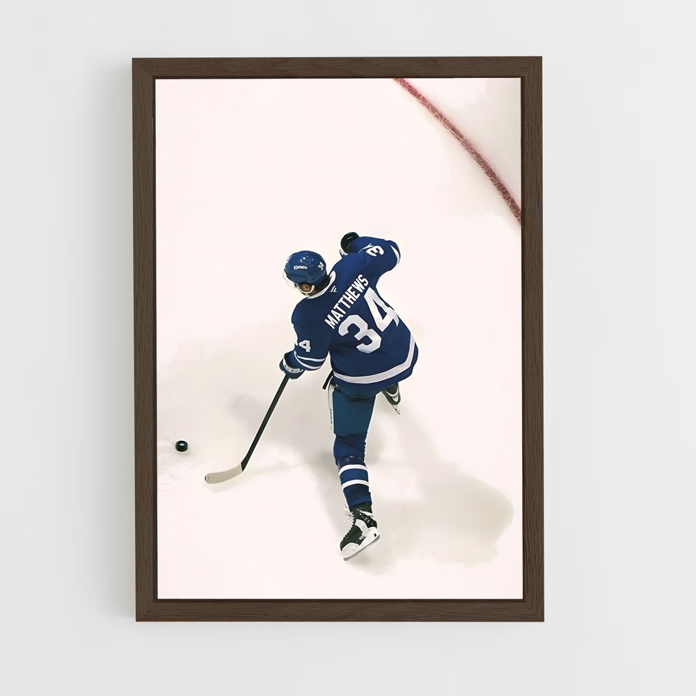 Poster Auston matthews – affiche Hockey sur glace (vue 5)